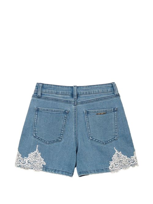 Shorts bambina Twinset denim blu TWINSET Kids | 261GJ208103451